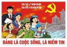  KỶ NIỆM 95 NĂM NGÀY THÀNH LẬP ĐẢNG CỘNG SẢN VIỆT NAM (3/2/1930-3/2/2025)