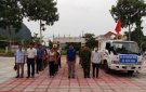 Lễ Ra quân phát động tháng ATGT, giải tỏa hành lang, chống lấn chiếm lòng lề đường trên địa bàtôàn xã.