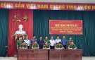 Hội nghị triển khai Phương án phối hợp tuần tra chung đảm bảo ANTT trên địa bàn, lập thành tích chào mừng kỷ niệm 78 năm ngày truyền thống CAND.