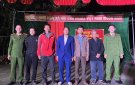 Đồng chí Bí thư Đảng ủy xã kiểm tra, thăm hỏi, động viên tổ tuần tra và nhân dân các thôn trên địa bàn