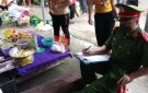 BCĐ phòng chống dịch bệnh Covid - 19 xã Cẩm Bình đi kiểm tra công tác phòng chống dịch bệnh Covid - 19 tại Chợ Cẩm Bình