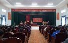 Hội Nghị Chủ tịch UBND xã lắng nghe ý kiến của nhân dân