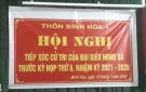 TIẾP XÚC CỬ TRI ĐẠI BIỂU HĐND XÃ CẨM BÌNH TRƯỚC KỲ HỌP THỨ 6 KHÓA XX NHIỆM KỲ 2021 - 2025