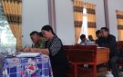 Ban chỉ đạo " Xây dựng nông thôn mới" xã Cẩm Bình dự  họp chi bộ mở rộng với chi bộ thôn Chợ.